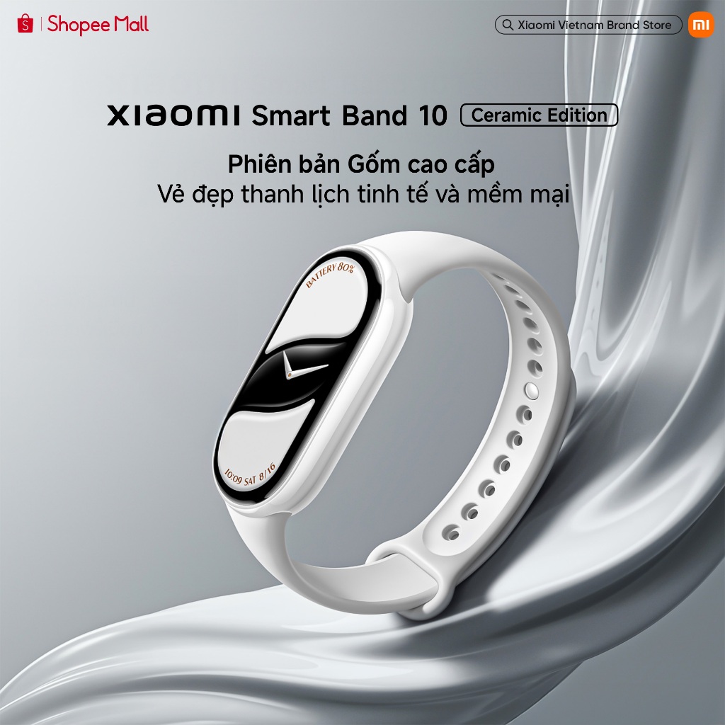 Đồng hồ thông minh Xiaomi Smart Band 10 - Bản Quốc tế - Theo dõi sức khỏe chuyên nghiệp - Bảo hành chính hãng 12 tháng | BigBuy360 - bigbuy360.vn