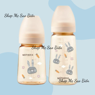 (Chính hãng - Fullbox) Bình sữa Mother-K nhựa PPSU Hàn Quốc nhiều hoạ tiết