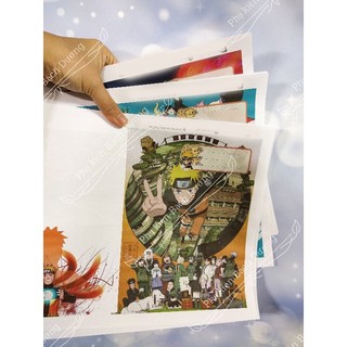 Bộ 10 Giấy Bao Tập - Naruto