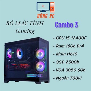  bộ PC I5 12400F,H610,16GB Ram VGA GTX 1060   RTX 3050 