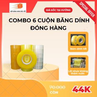  Combo 6 Cuộn Băng Dính 1Kg Giá Rẻ Siêu dính 
