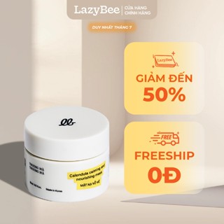 [T8.25-Size mini] Mặt Nạ Vỗ Về Lazy Bee Dưỡng Ẩm Chiết Xuất Hoa Cúc và Nha Đam 15ml