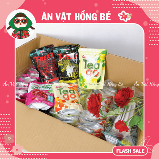  Sỉ 1 thùng 50 túi nước oishi mix 5 vị khác nhau nước oishi Tea Go đủ vị chính hãng 