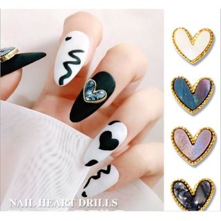 Charm tim Unicorn trang trí móng làm nail