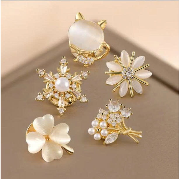 Ghim cài áo cao cấp, sơ mi, vest, cài váy cực xinh, thanh lịch, sang trọng