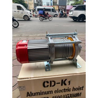 Máy Tời Đa Năng NITTO CD 600/1200-750/1500 ( Cáp 30-60-100M-220v ( ĐIỀU KHIỂN TỪ XA + TAY BẤM DÂY )