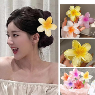  Kẹp Tóc Hoa Sứ Kẹp Tóc Hình Bông Hoa Camellia Trắng Kẹp Tóc Pháp Thanh Lịch Trong Suốt Siêu Đẹp SHEMIN 