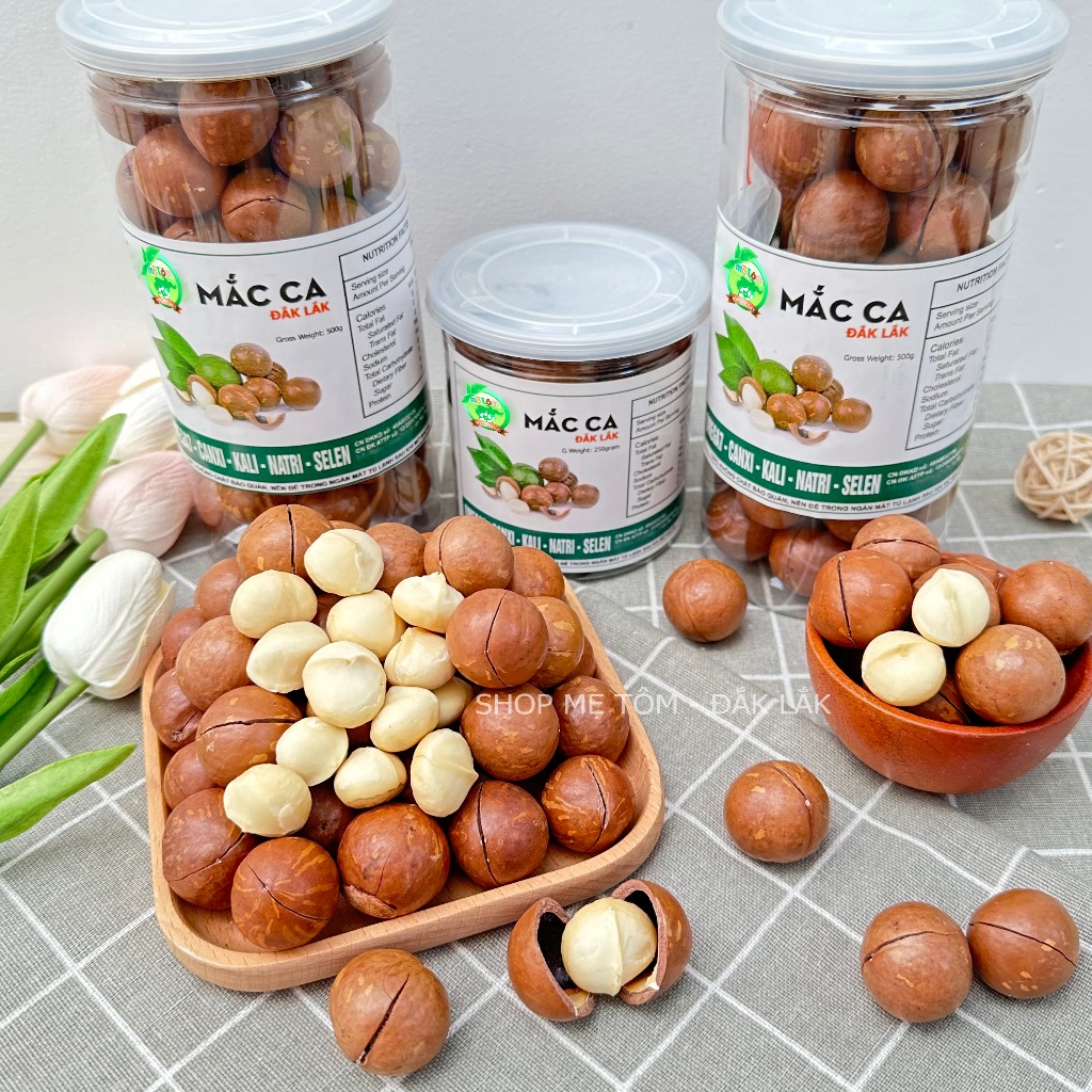 Hạt macca sấy ăn liền ngon giòn giữ trọn dinh dưỡng hạt (hạt mắc ca ĐĂKLĂK) (có xuất hóa đơn công ty đầy đủ)