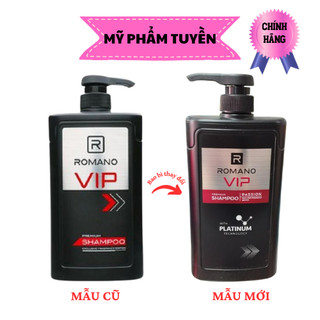 Dầu gội romano vip đỏ chai 650gr
