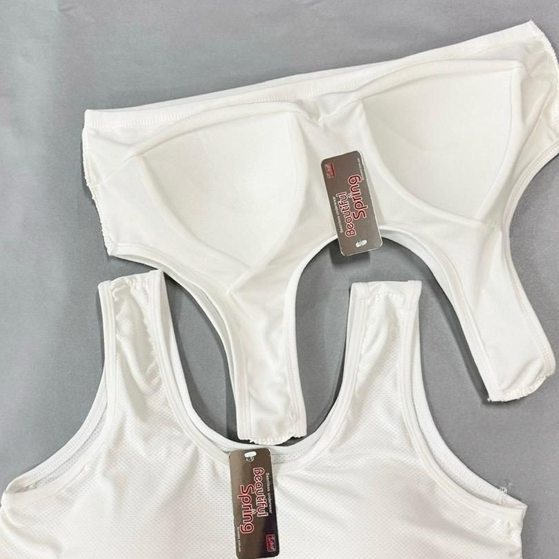 066_Combo 3 áo Bra mút liền Học Sinh, vải thông hơi, thoáng mát Nhung Voi áo  dây