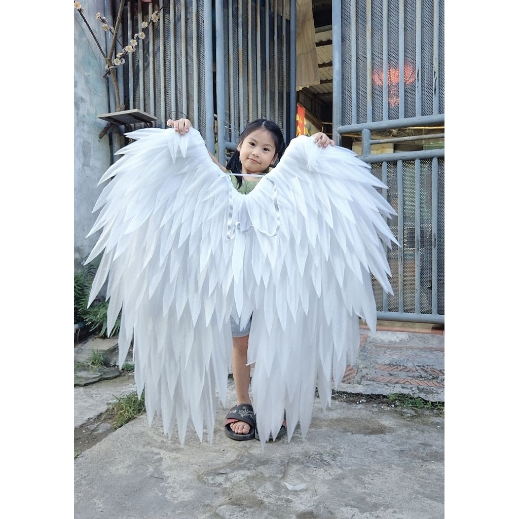 cánh thiên thần cho bé ngang 90cm dài 1m.