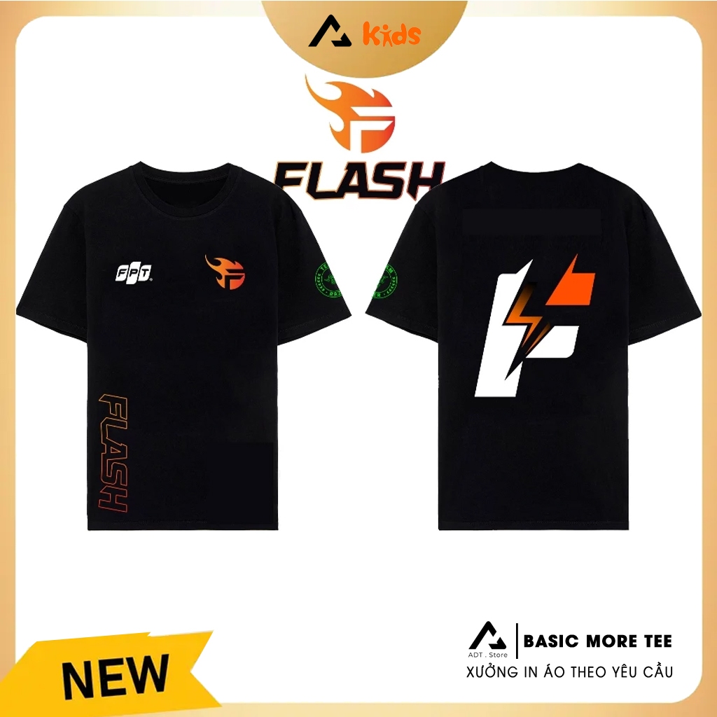 BST Áo Thun Team Flash Liên quân mobile - Faker - Genshin Impact