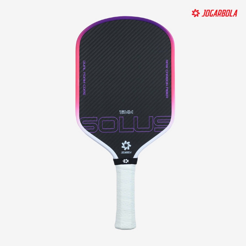 Vợt pickleball Jogarbola Solus Pro Chính Hãng Cao Cấp 16mm Carbon T-700 3K Fiber, Lõi Tổ ong Polymer