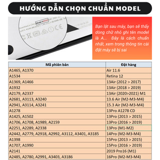 Miếng Dán Màn Hình Cho Macbook (Full Dòng)