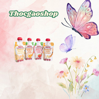   Thóc Gạo Shop 89   HSD T5 6-2026  Combo 6 gói váng sữa Heinz Úc vị vani chuối dâu xoài cho bé 120gr hàng Úc 