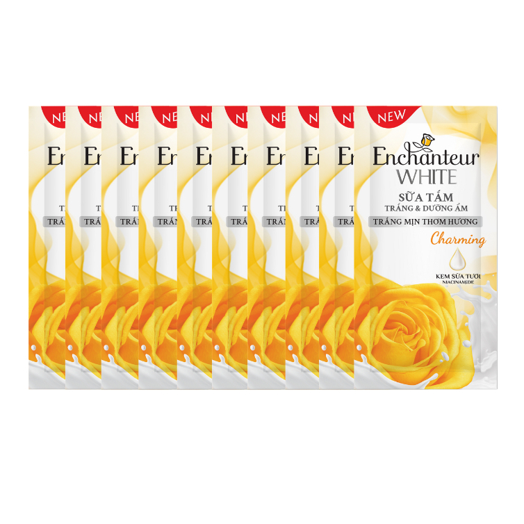 Siêu thơm một dây 10 gói dầu gội Enchanteur 6 g