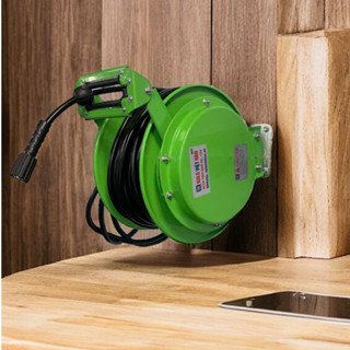 Rulo cả ống cuộn 20m, 30m dây PVC ren 22 x 15mm cho máy rửa xe mini sách tay - cơ cấu lò xo