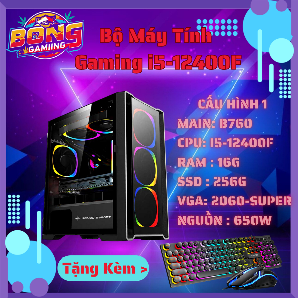 Bộ Máy Tính Gaming Quốc Dân i5-12400F