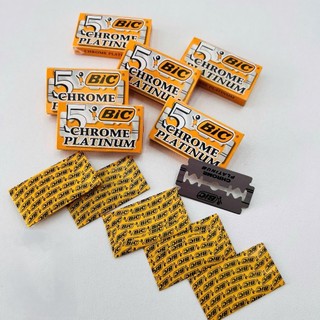 [Hộp 100 cái] Lưỡi lam BIC Chrome Platinum – Lưỡi dao cạo 2 cạnh chính hãng BIC