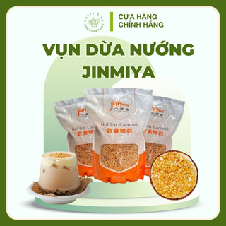  Vụn dừa nướng Đài Loan Jinmiya dừa khô sấy giòn topping dừa nướng cho pha chế và làm bánh 