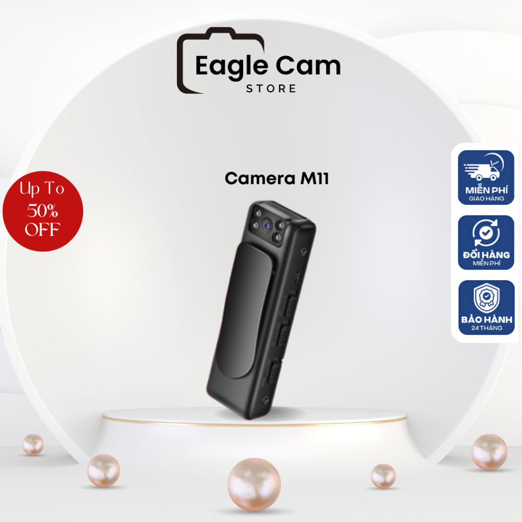 Camera M11 - Kết Hợp Ghi Âm,  Máy Quay Hành Trình Chất Lượng Chuẩn 1080 Sắc Nét, Máy Quay Phim Mini Nhỏ Gọn