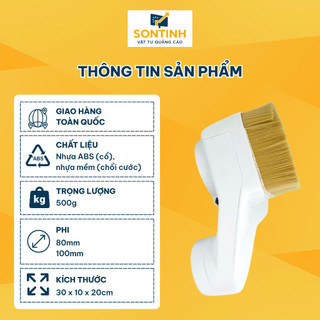 Cổ Hút Bụi Máy CNC Dạng Chổi Nhựa Mềm Chịu Nhiệt Chống Mài Mòn, Quét Gom Bụi Phoi Cắt Phi 80-100mm