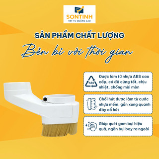 Cổ Hút Bụi Máy CNC Dạng Chổi Nhựa Mềm Chịu Nhiệt Chống Mài Mòn, Quét Gom Bụi Phoi Cắt Phi 80-100mm