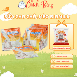  Sữa bột cho chó mèo con BIO MILK. sữa cho chó mèo tập ăn cai sữa mẹ 