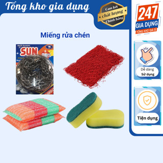 Combo 10 miếng rửa chén tùy chọn