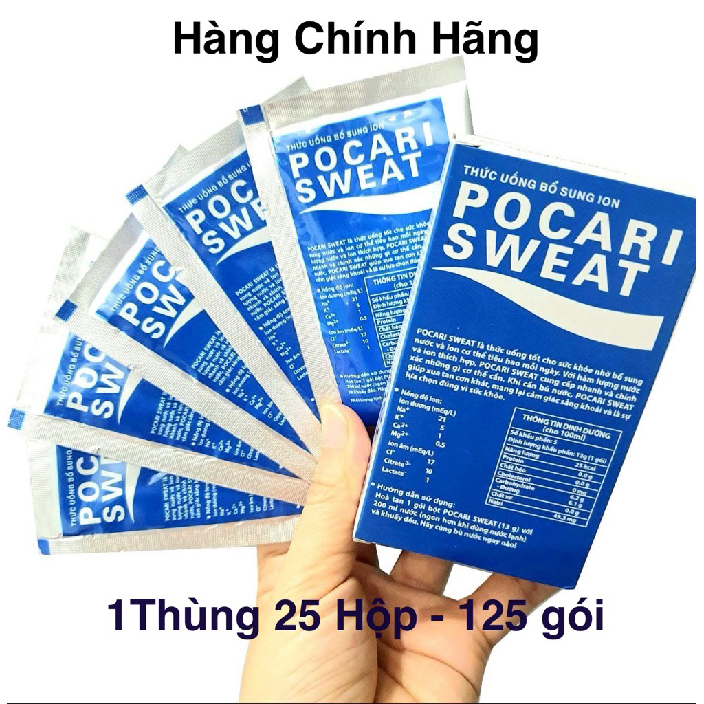 [Thùng 25 hộp - 125gói ] POCARI Sweat bù nước - bổ sung ion