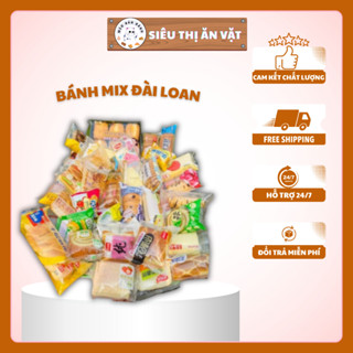 BÁNH MIX ĐÀI LOAN LOẠI 1 ĐỦ VỊ THÙNG 2KG LOẠI NGON