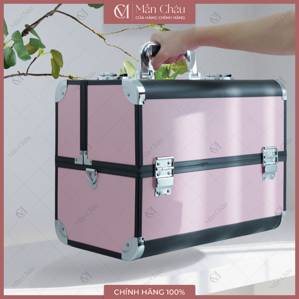 Cốp Inox Size Lớn 3 Tầng, Cốp Trung, Cốp Đựng Đồ PXTM, Nail, Mi, Trang Điểm - Makeup