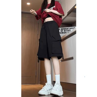 Quần Short túi hộp chất liệu kaki, Quần đùi thể thao phong cách Hàn Quốc nam nữ mặc cực chất