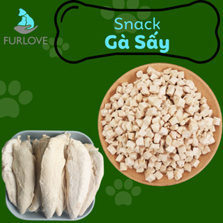 [HOẢ TỐC] Gà viên gà miếng,cỏ mèo sấy khô cho chó mèo 100g - 200g - Furiends Furlove