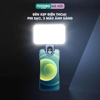 Đèn Mini pin sạc Cầm tay TLFS Kẹp Điện thoại 3 chế độ màu Hổ trợ ánh sáng Chụp ảnh Livestream Quay Phim Video