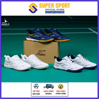 Giày Cầu Lông, Giày Bóng Bàn Mira Lighter Nam Nữ Chính Hãng Siêu Nhẹ - Đế Kép Eva Chống Trượt Tặng Tất Dệt Kim Không Mùi