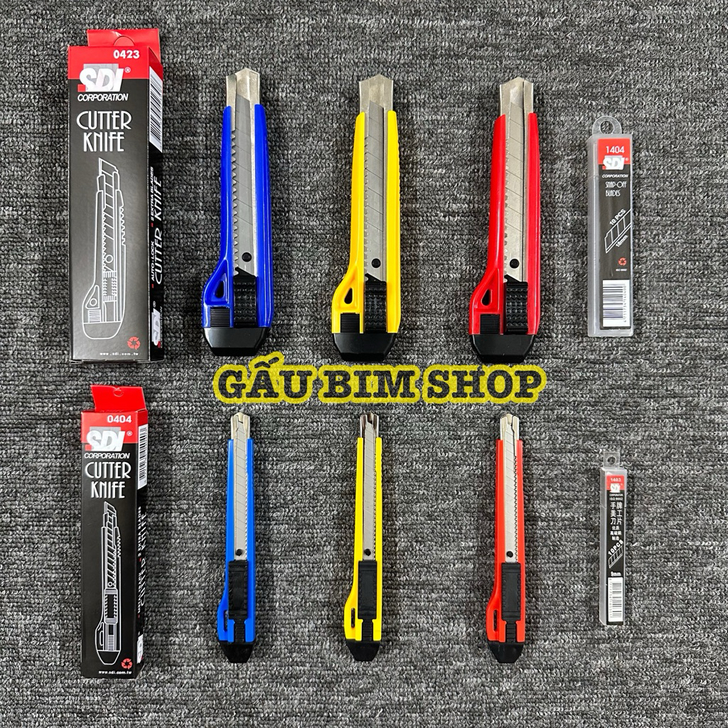[Giá Sỉ] Dao dọc giấy SDI (to-nhỏ), Lưỡi dao dọc giấy SDI (to-nho)