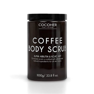 [Size 1KG] Tẩy Tế Bào Chết Body Cà Phê COCOHER Size Lớn Tiết Kiệm Giúp Làm Sạch, Da Mềm Mịn