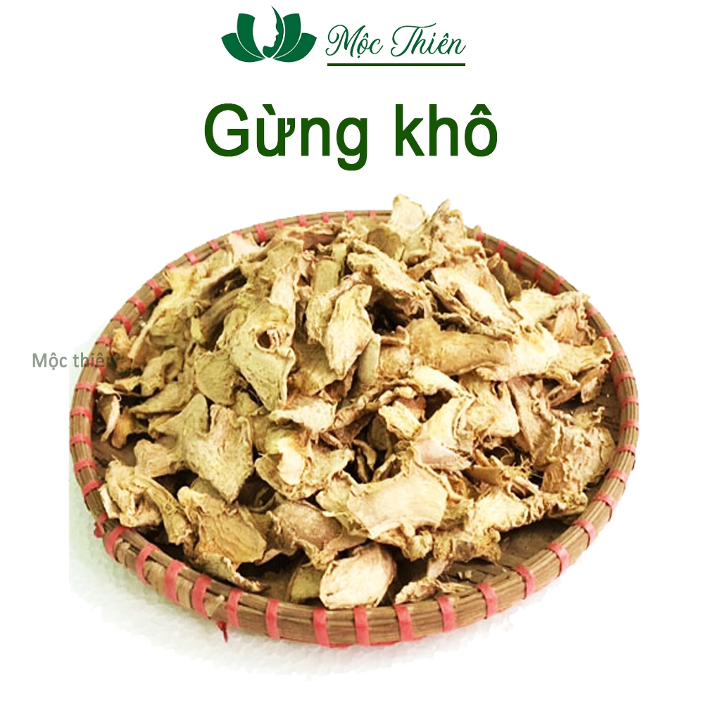 Gừng khô, thơm thái lát 100g