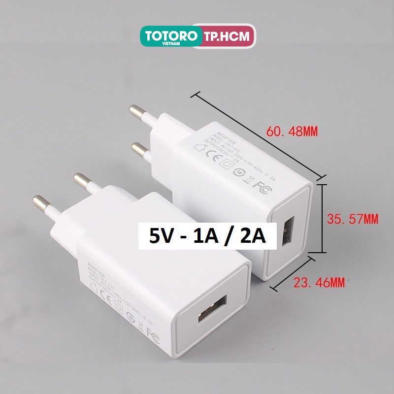 Củ sạc 5V 1A 2A 3A 66W cho thiết bị điện 5W 10W 15W 66W