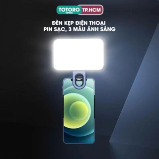Đèn Mini pin sạc Cầm tay TLFS Kẹp Điện thoại 3 chế độ màu Hổ trợ ánh sáng Chụp ảnh Quay Video Phim Livestream