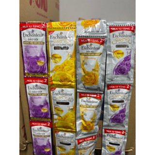 Dây Dầu Gội/ Dầu Xả Enchanteur Dưỡng Tóc Siêu Mượt Hương Hoa Quyến Rũ 12gói, 14gói
