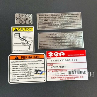 Tem sườn - Tem thông số xe Satria 203 / 206 - RGX