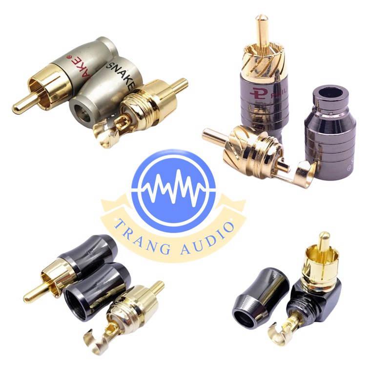 Jack RCA,Hoa sen, AV đồng (đơn giá 1 cặp )mẫu jack nhỏ
