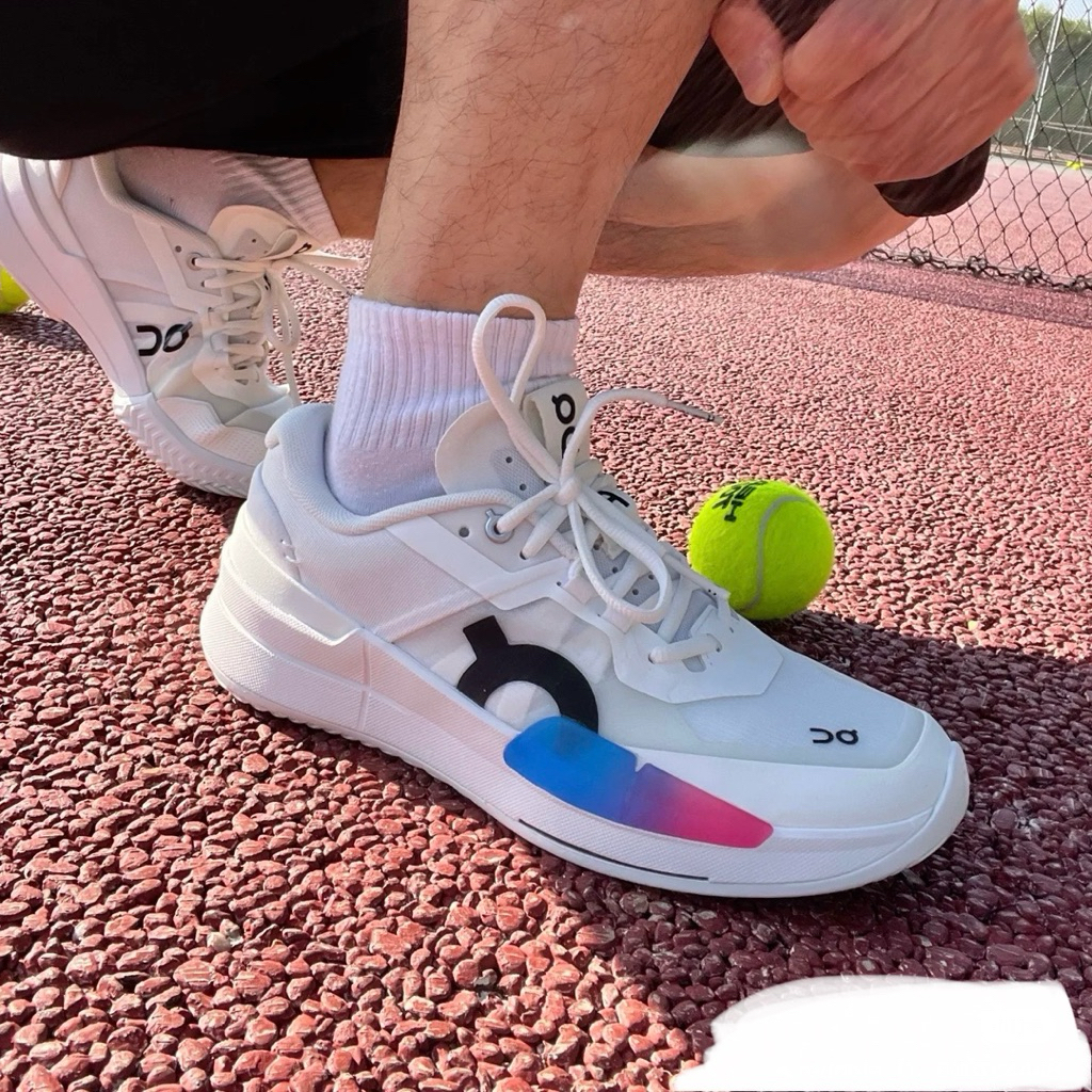 Giày tenis pickleball thời trang bigsize nam nữ On The Roger Pro cổ thấp màu trắng hồng xanh,sneaker