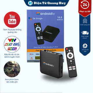 Box TiVi Android H96 Max - Điều Khiển Giọng Nói - Kết Nối Wifi - Android 12 - Chất Lượng 4K đầu box