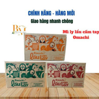  Mì Ly Omachi Lẩu Cầm Tay Vị Tôm Yum Hải sản  Lẩu Nghêu Rong Biển Và Trộn Siêu Cay Tôm Hùm Hải Sản 