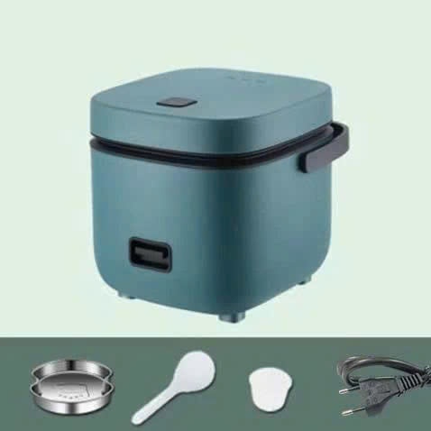 Nồi cơm điện mini 1.2 lít lòng nồi 0.8 lít Tiroshi JWT-6661B nồi cơm gạo lứt, nấu cháo cho bé ăn dặm, nhỏ gọn tinh tế