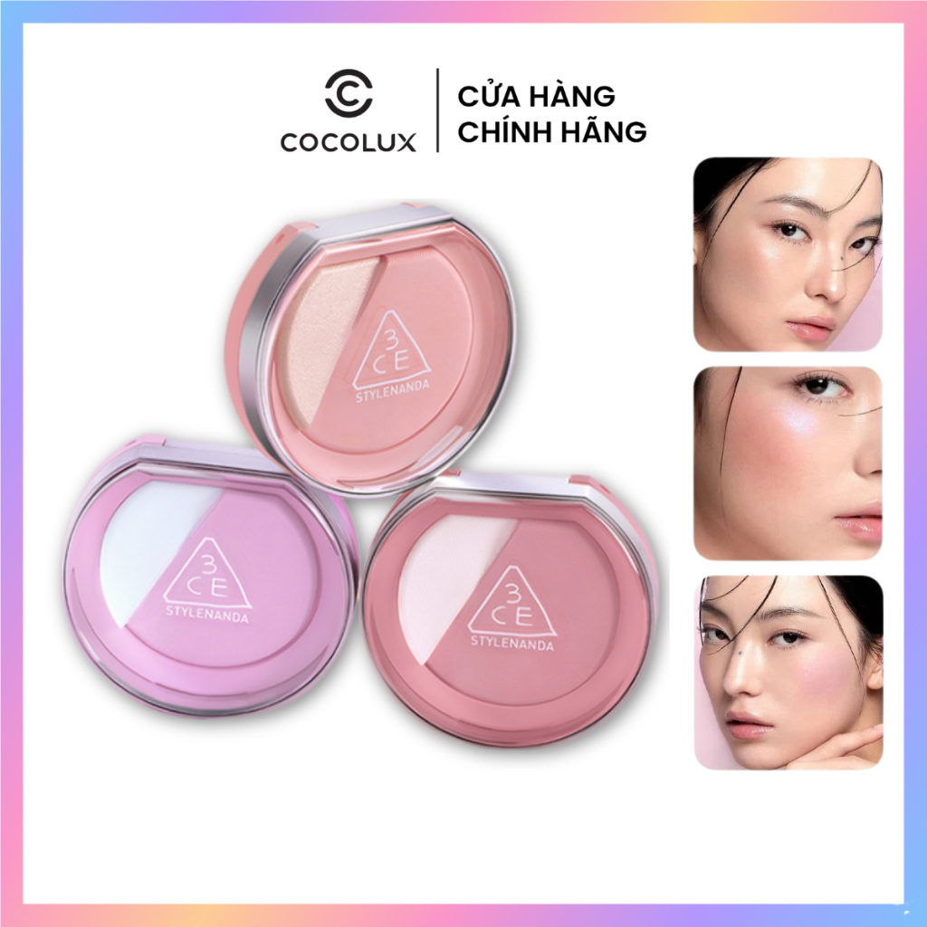 Phấn Má Hồng Bắt Sáng 3CE Blush Lighter Mịn Lì
