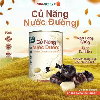 CỦ NĂNG NƯỚC ĐƯỜNG - Hương Vị Thơm Ngon, Dễ Dàng Sử Dụng, Nguyên Liệu Pha Chế, LOTUSHFC- Lon 600g